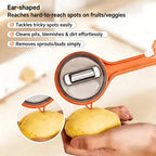 Kitchen Peeler with Waste Container